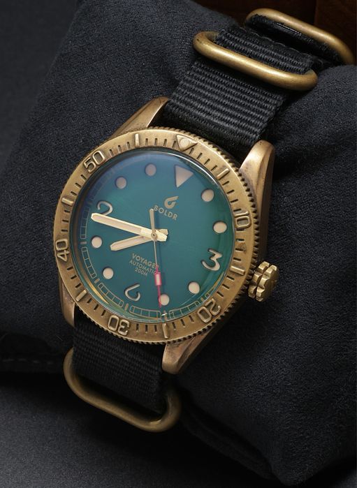 Zegarek Boldr Voyager bronze
