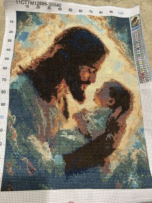 Вишивка хрестиком,ручна праця