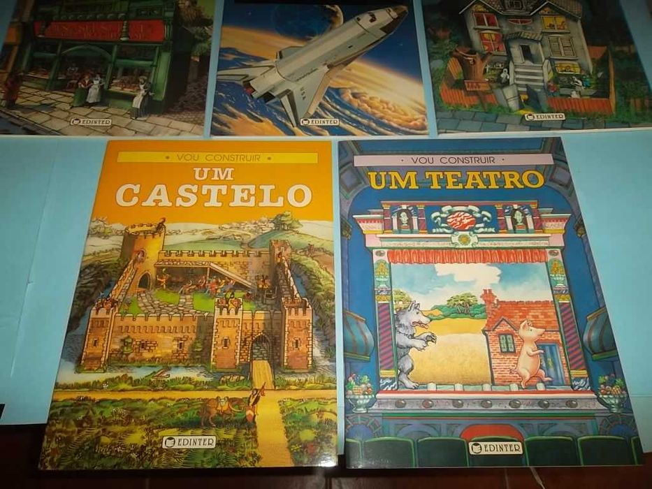 Coleção recortar & montar : "Vou Construir" - 3 volumes . Edinter