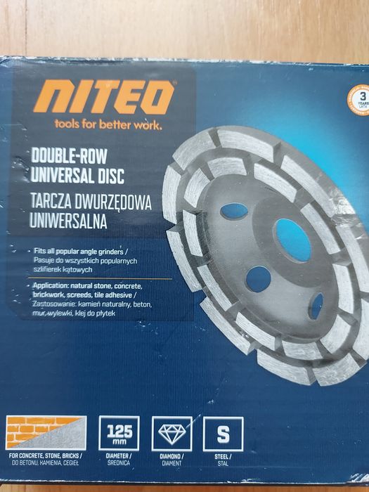 Tarcza dwurzędowa uniwersalna