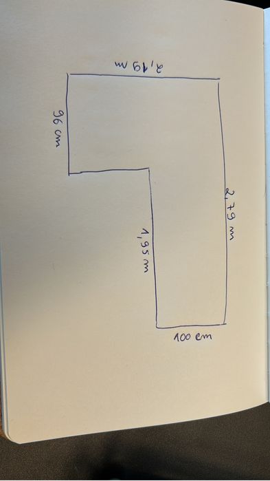 Sofá com chaise longue