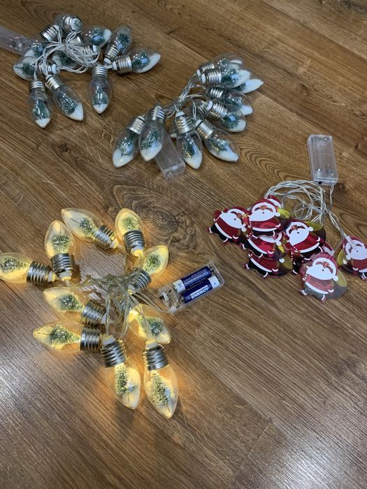 Новорічний декор світлодіодна гірлянда ялинка