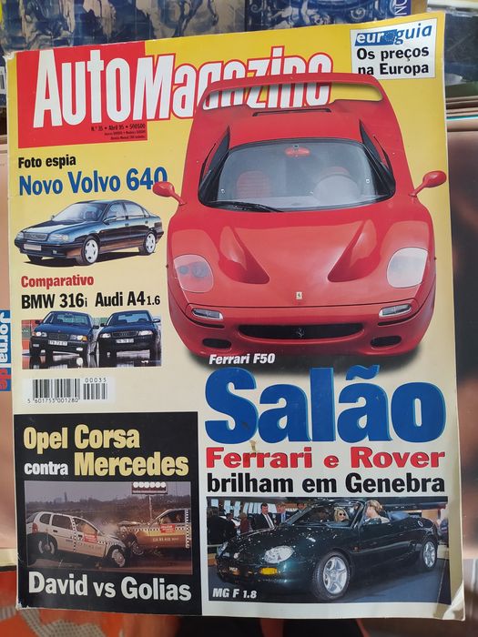 Revistas em bom estado anos 90