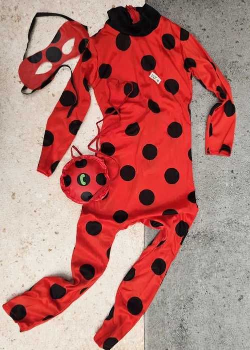 Strój przebranie dla dzieci Miraculum Biedronka rozmiar S nowy