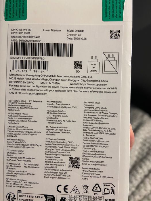 Smartfon Oppo A6 Pro 5g