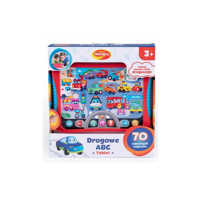 Dumel Discovery Tablet Drogowe ABC Interaktywny Edukacyjny *NOWE*