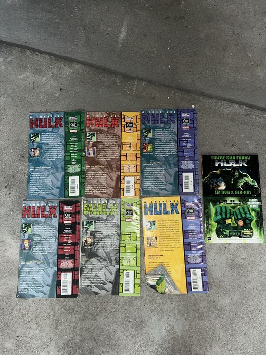 Varias revistas do hulk