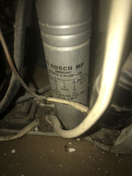 Frigorífico Vintage Bosch a funcionar