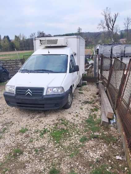Chłodnia izoterma  Citroen Jumpy Uszkodzony Silnik