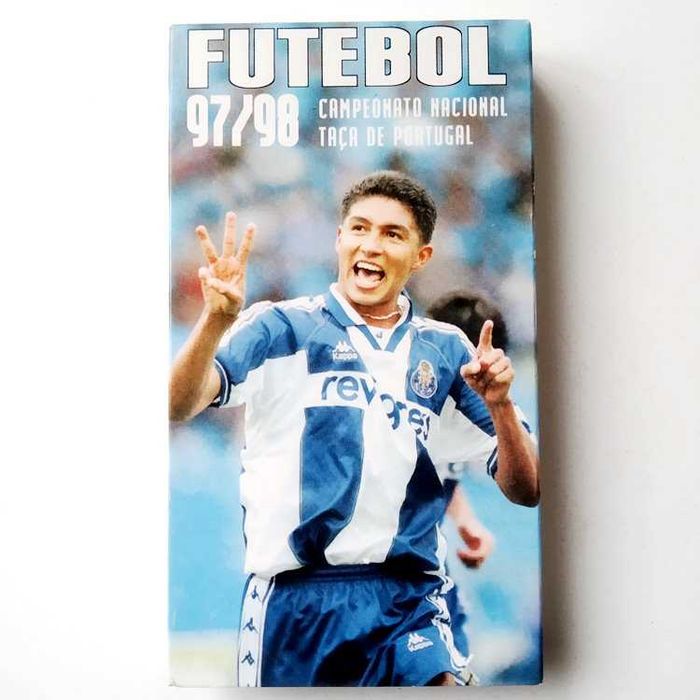 Cassetes VHS do Campeonato Nacional de Futebol 92 a 98