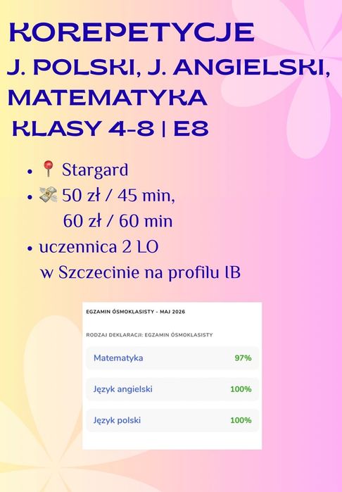 korepetycje z języka angielskiego dla uczniów szkół podstawowych