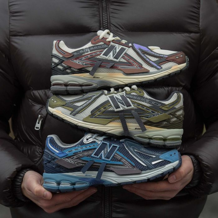 !3 ВИДИ! Кросівки New Balance 1906A Blue / Sea Salt  40 41 42 43 44 45 нью беленс 1906а