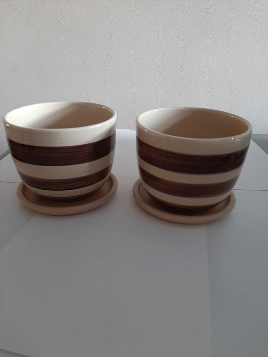 Doniczki ceramiczne 3 sztuki