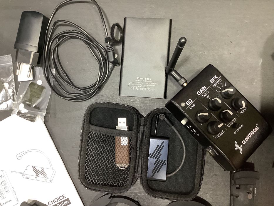 Sistema sem fio para guitarra acústica, Cloudvocal ISOLO GT-10