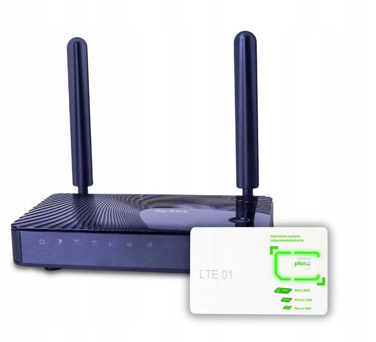 Domowy ROUTER Ruter Modem Karta SIM LTE 4G WiFi (GRATIS)