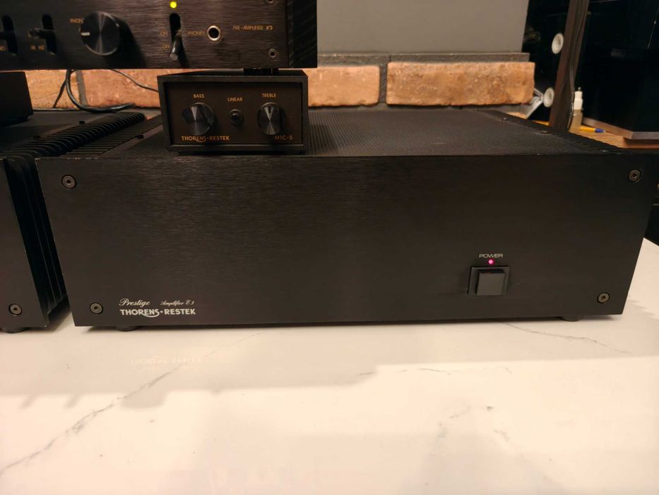 THORENS RESTEK E3 + V3 + ! Monobloki + Przedwzmacniacz ! HI-END