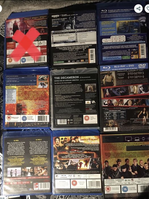 Vários Blu ray sem legendas em Português P1