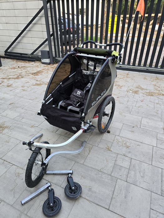 Burley D'lite 2 osobowa przyczepka rowerowa , składana , regulowane op
