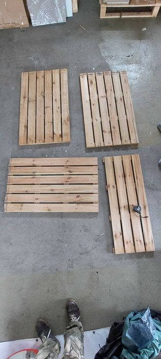 Estrados de madeira tratada para exterior