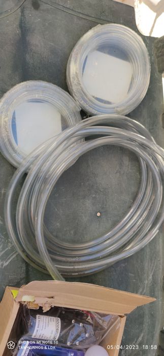 kit solar centralina 2 baterias +painel+bombas+cabos+lampadas