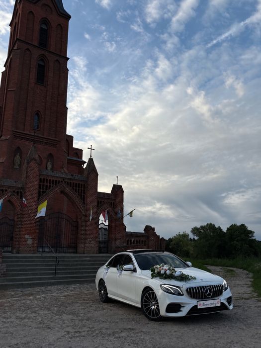 Auto do ślubu Mercedes E klasa AMG