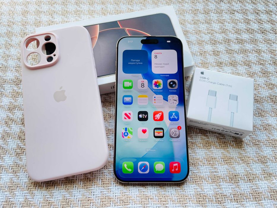 ‼️IPHONE 16 PRO MAX 512Gb АКБ 95%‼️Desert Titanium NEVERLOCK ( 28532)