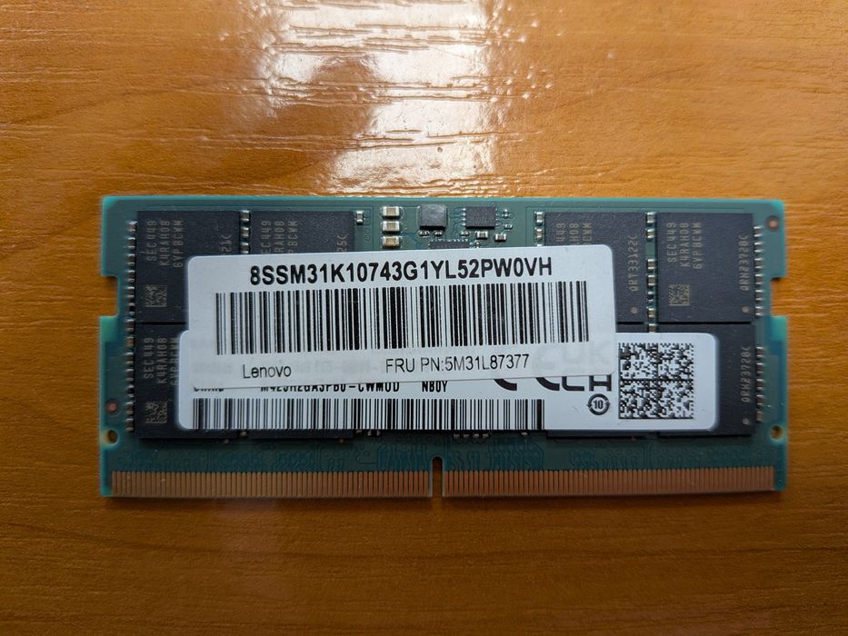 DDR5 16 GB sodim do laptopa