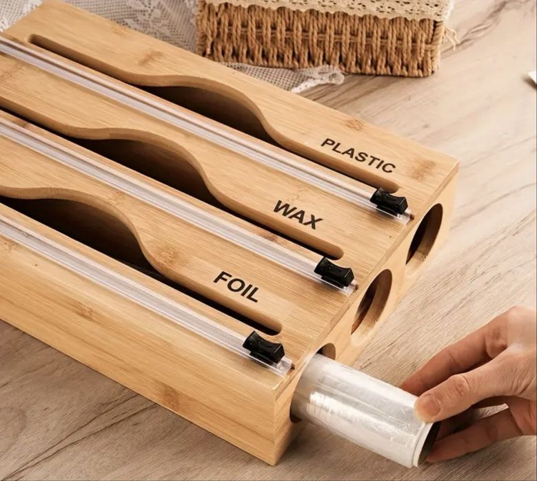 Кухонний ораганайзер-диспенсер  3в1 новий (фольга,плівка,пергамент)