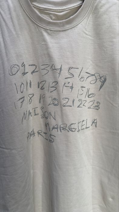 Maison Margiela Numeric Logo T-Shirt  футболка