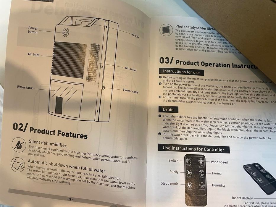 Осушувач повітря eleeyak 100 ват.