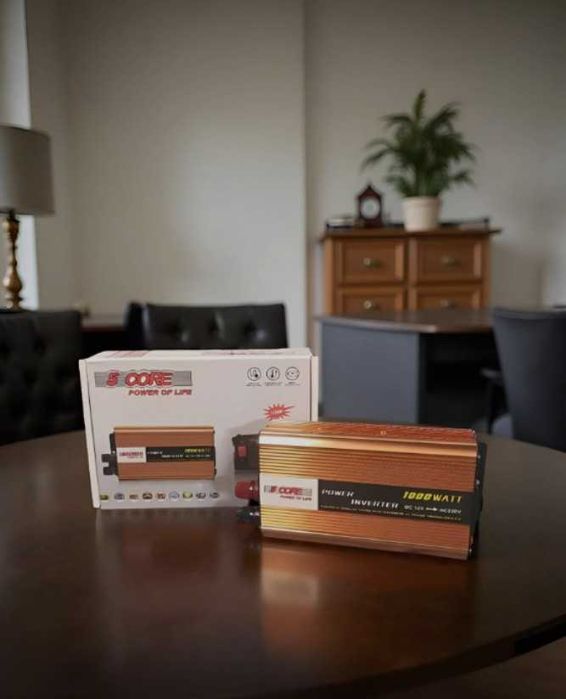 Інвертор 12v-220v 1000w, авто, work 660w, новий