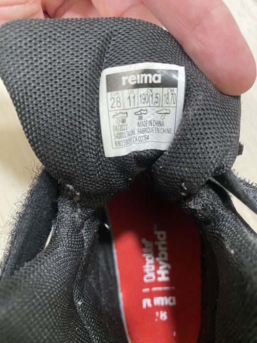 Reima чобітки 28