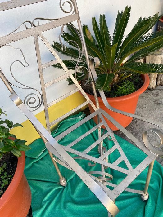 Cadeira ferro forjado