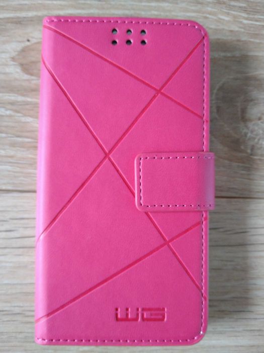 NOWE różowe etui do smartfona.