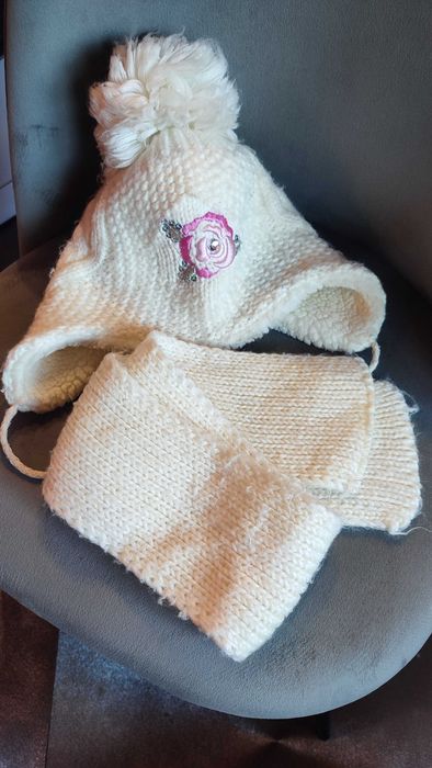 Шапка шарф комплект 4-6 років