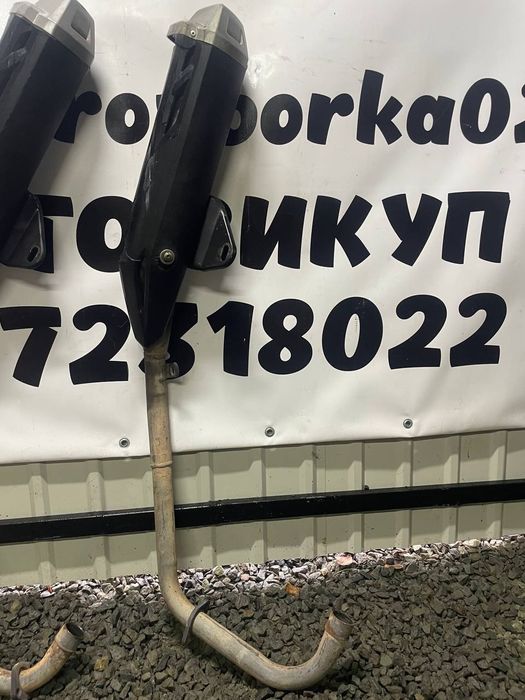 Вихлопна труба до мотоцикла Loncin JL150/200-68a CR1s, інші!Уточнюйте!