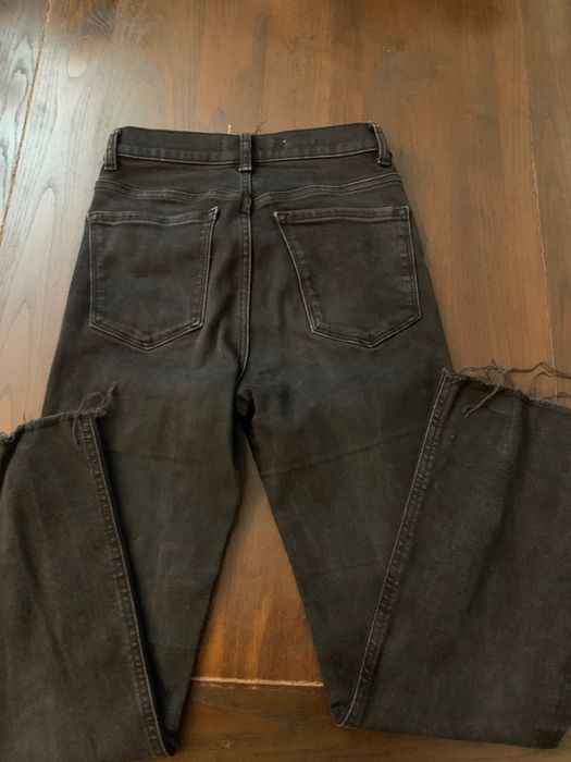 Calças de ganga pretas mango tamanho 36