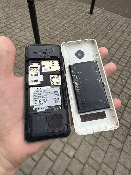 Nokia 206 DUAL SIM microSD Card рабочий 100%