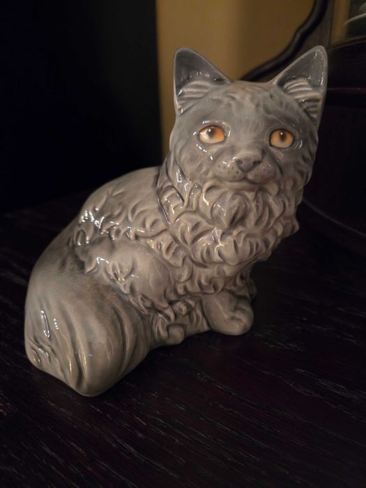 Figurka porcelanowa, kot perski ,Goebel