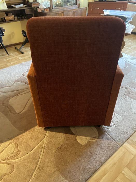 Fotel uzywany, brazowy