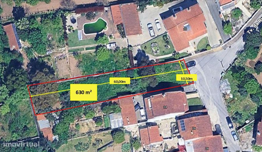 Terreno 630m quadrados em Fala - S. Martinho do Bispo
