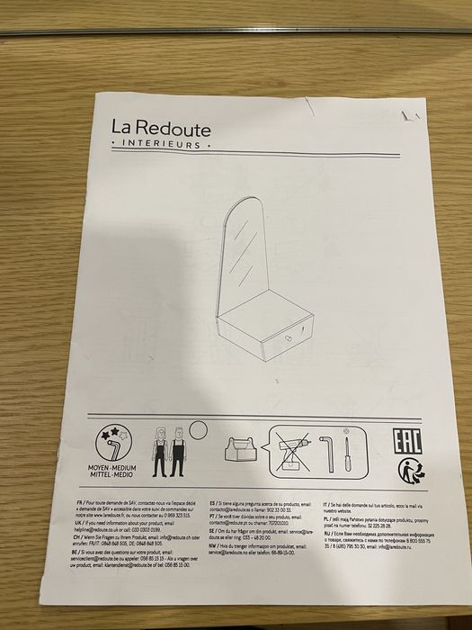 Mesa de cabeceira/toucador LA REDOUTE