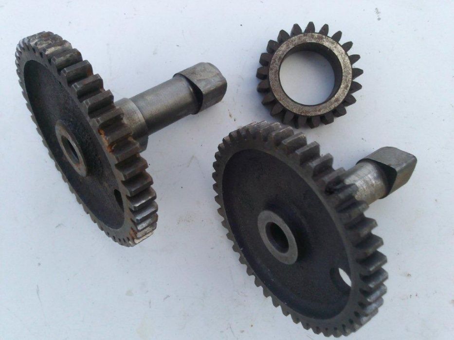 Árvore cames e carreto cambota motor rega Bernard 18, 28, 318, etc.