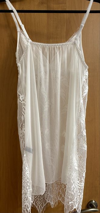 Ночнушка кружевная и халат