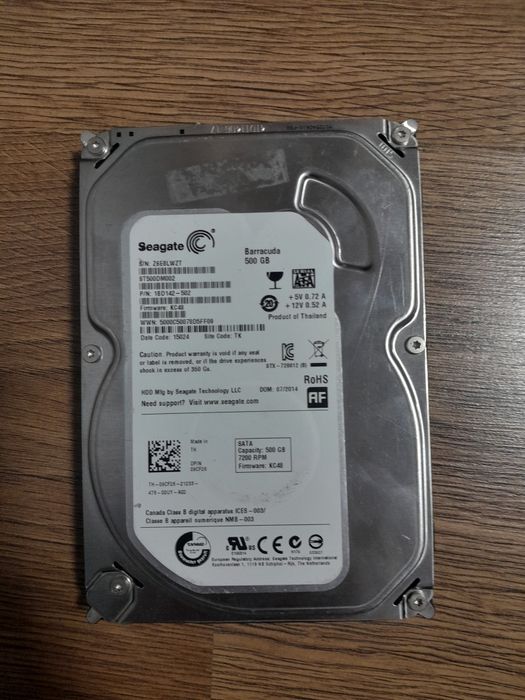 Жорсткий диск Seagate 500GB