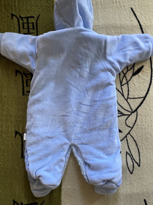 Теплый комбенизон на выписку 0-3 месяца