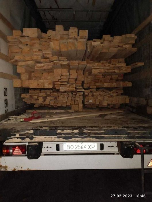 Брус 125*35*4м (Доска/Рейка/Стропила) сосна