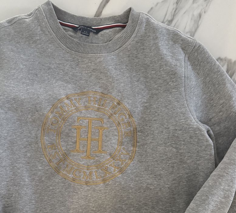 Tommy Hilfiger bluza szara xs, s 34,36