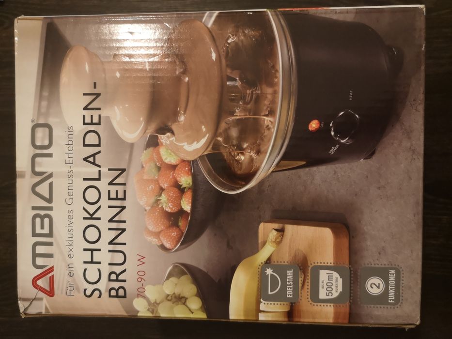 Fontanna do czekolady. Nowa.