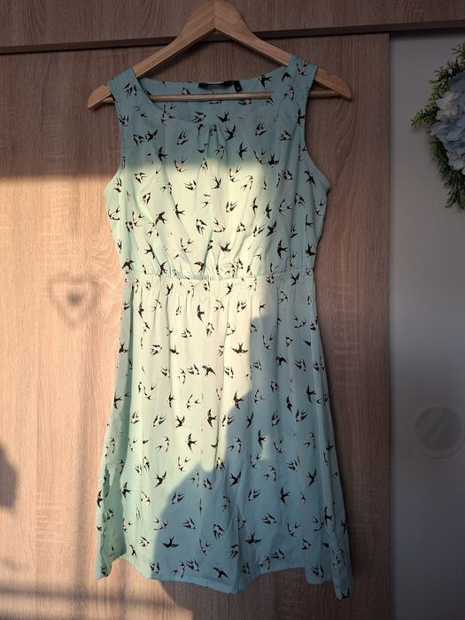sukienka mietowa 38